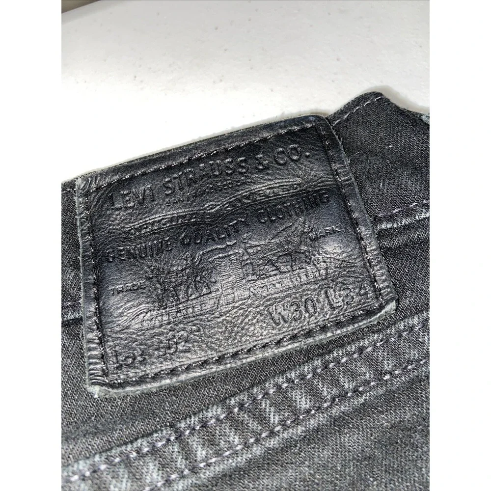 Levi's Mens Jeans 502 Premium 30x30 Black